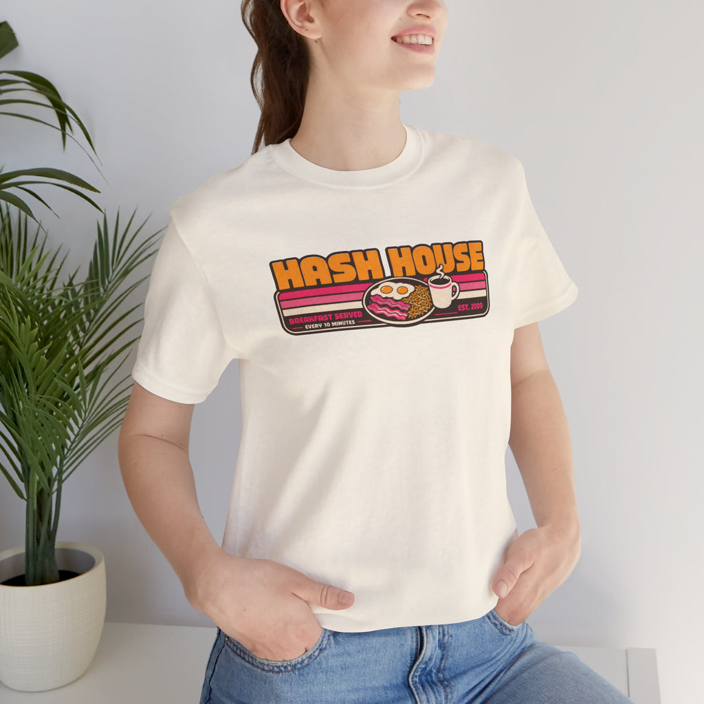 Incognito Hash House Retro Diner Tee | Breakfast Vintage Cafe Shirt | Bella Canvas 3001