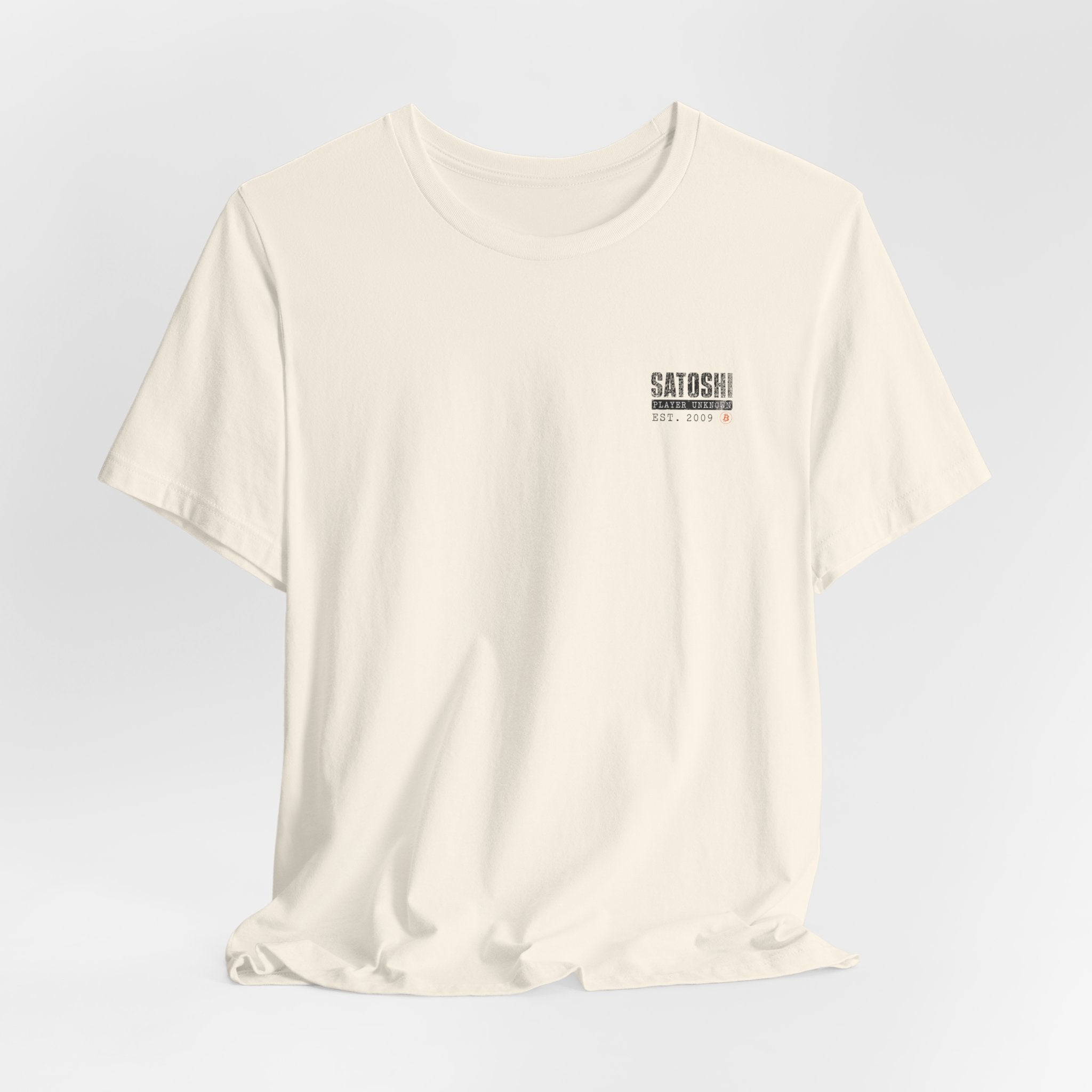 Satoshi Nakamoto Shirt | Player Unknown Bitcoin Tee | Don't Trust Verify Band T-shirt | Bella Canvas 3001