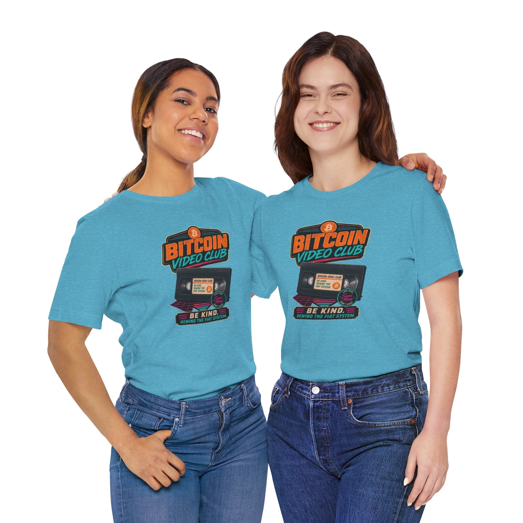 Bitcoin Video Club Tee | Be Kind Retro VHS | Bella Canvas 3001