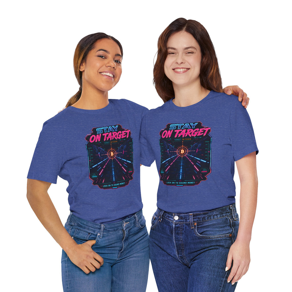 Stay On Target Bitcoin Graphic Tee | Bella Canvas 3001