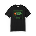 Fiat.exe Has Stopped Working Heavyweight Bitcoin Shirt, Retro Cyberpunk 80s Computer Terminal Error | Comfort Colors 1717