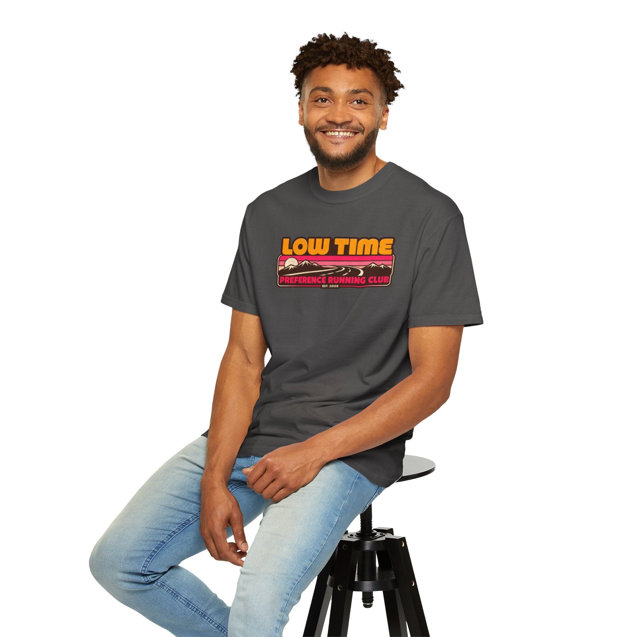 Incognito Heavyweight Low Time Preference Retro Running Club T-Shirt | Comfort Colors 1717