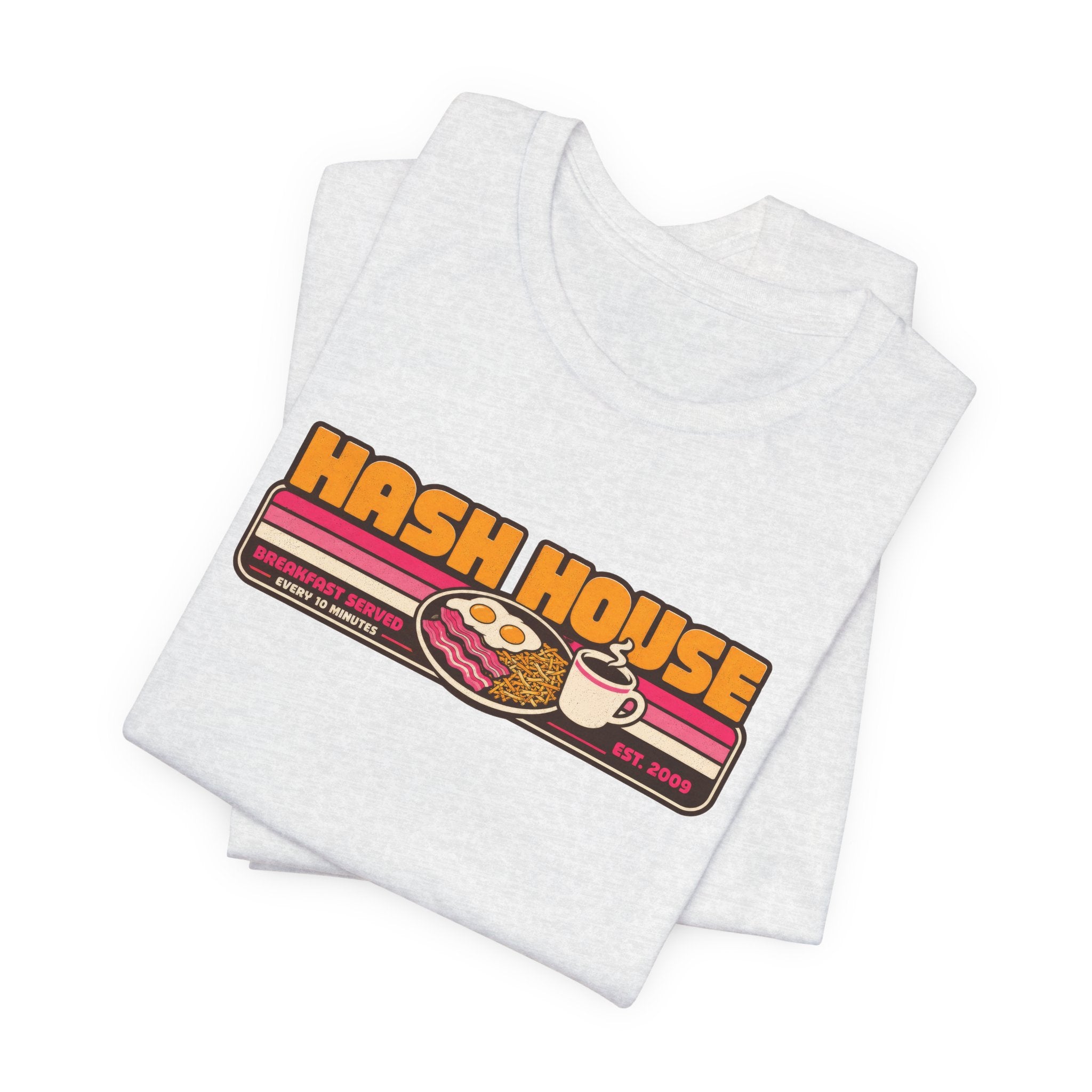 Incognito Hash House Retro Diner Tee | Breakfast Vintage Cafe Shirt | Bella Canvas 3001