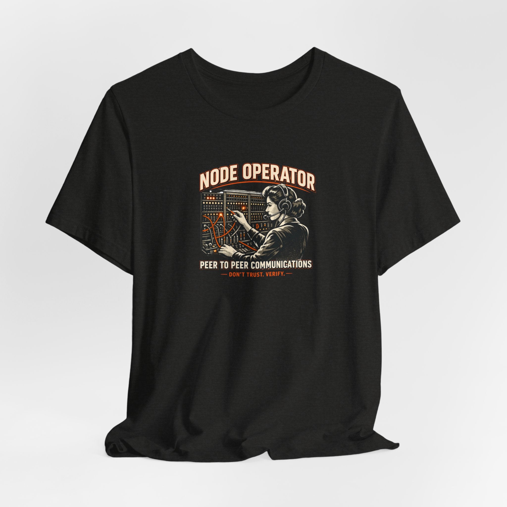 Node Operator Bitcoin Tee | Don't Trust Verify | Peer to Peer | Bella Canvas 3001