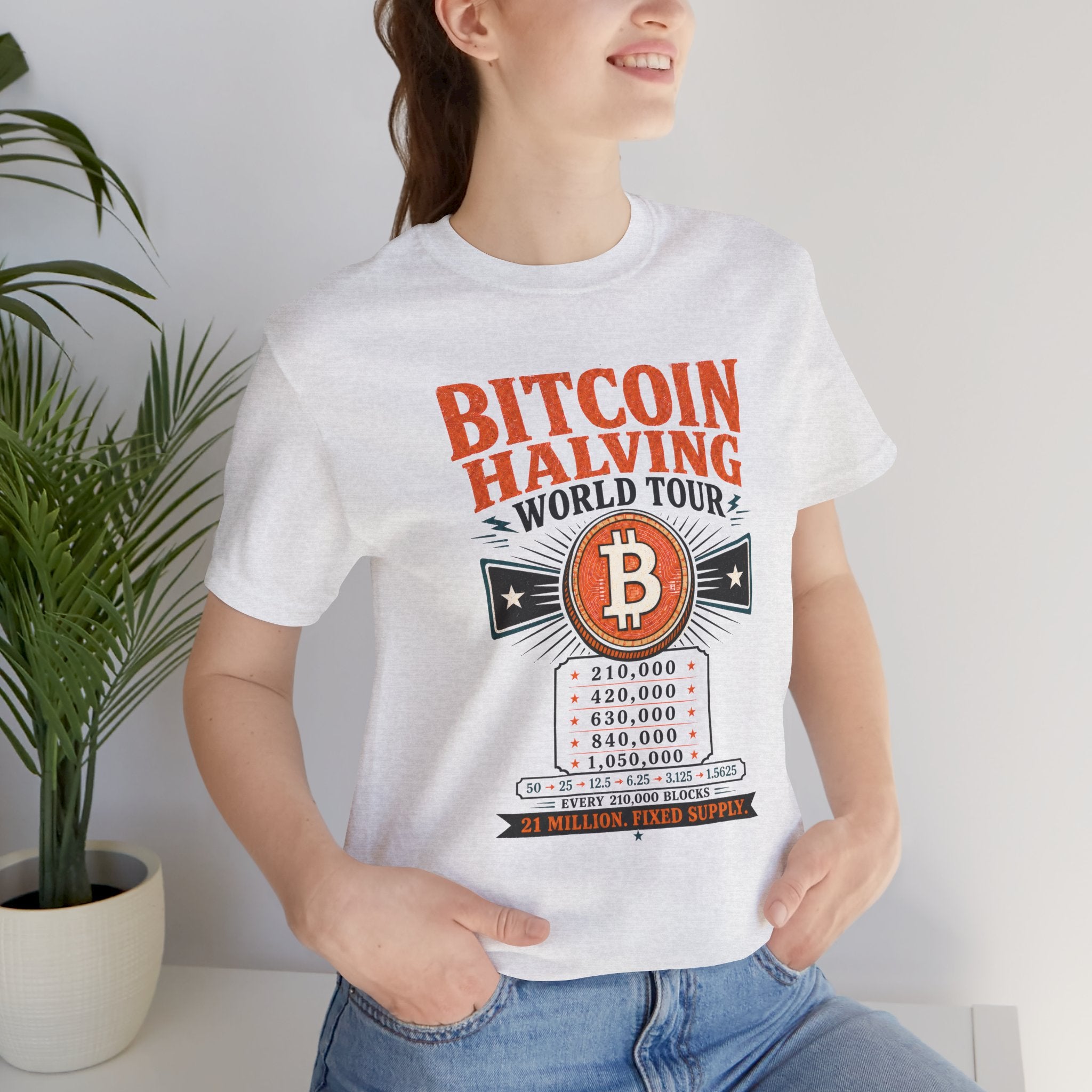 Bitcoin Halving World Tour Tee | Bella Canvas 3001