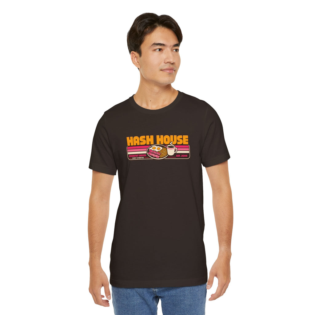 Incognito Hash House Retro Diner Tee | Breakfast Vintage Cafe Shirt | Bella Canvas 3001