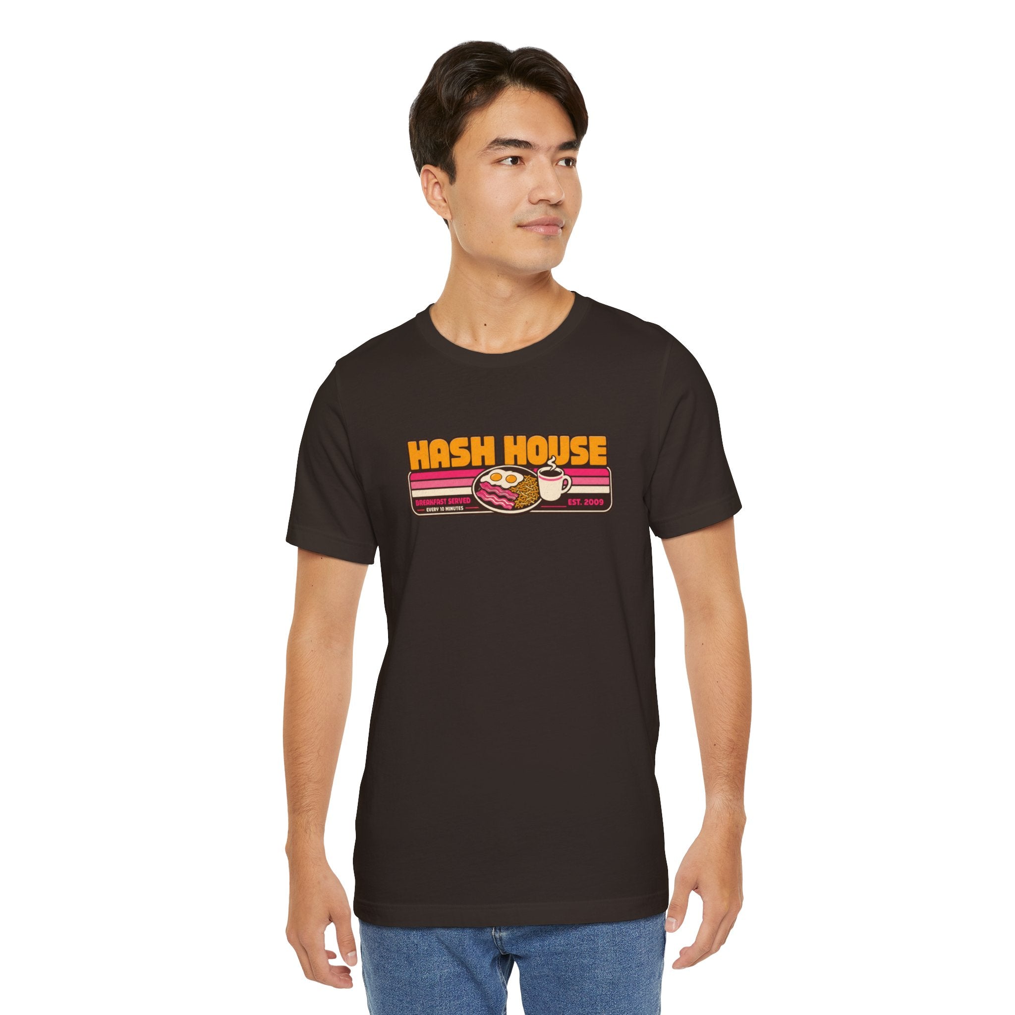 Incognito Hash House Retro Diner Tee | Breakfast Vintage Cafe Shirt | Bella Canvas 3001