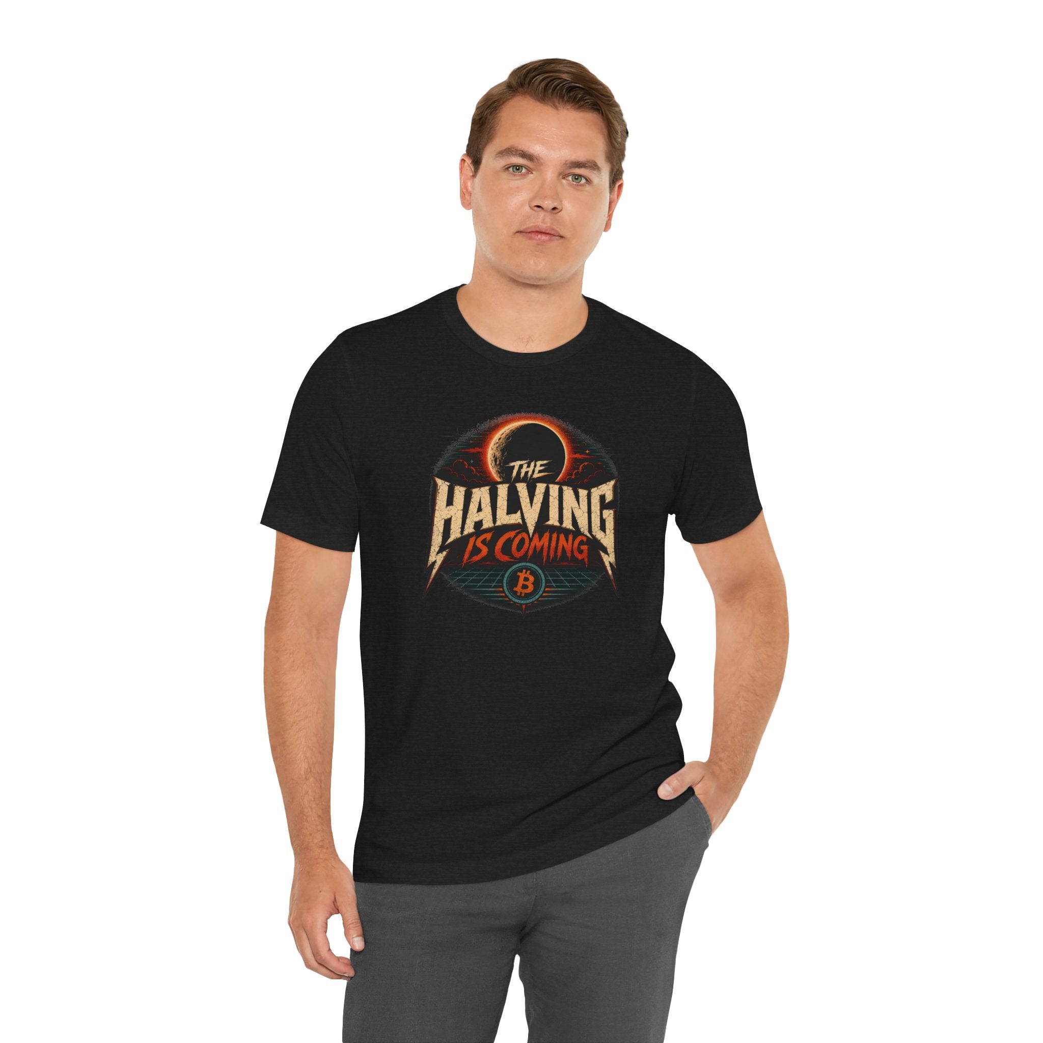 The Halving Is Coming Bitcoin T-Shirt | Bella Canvas 3001