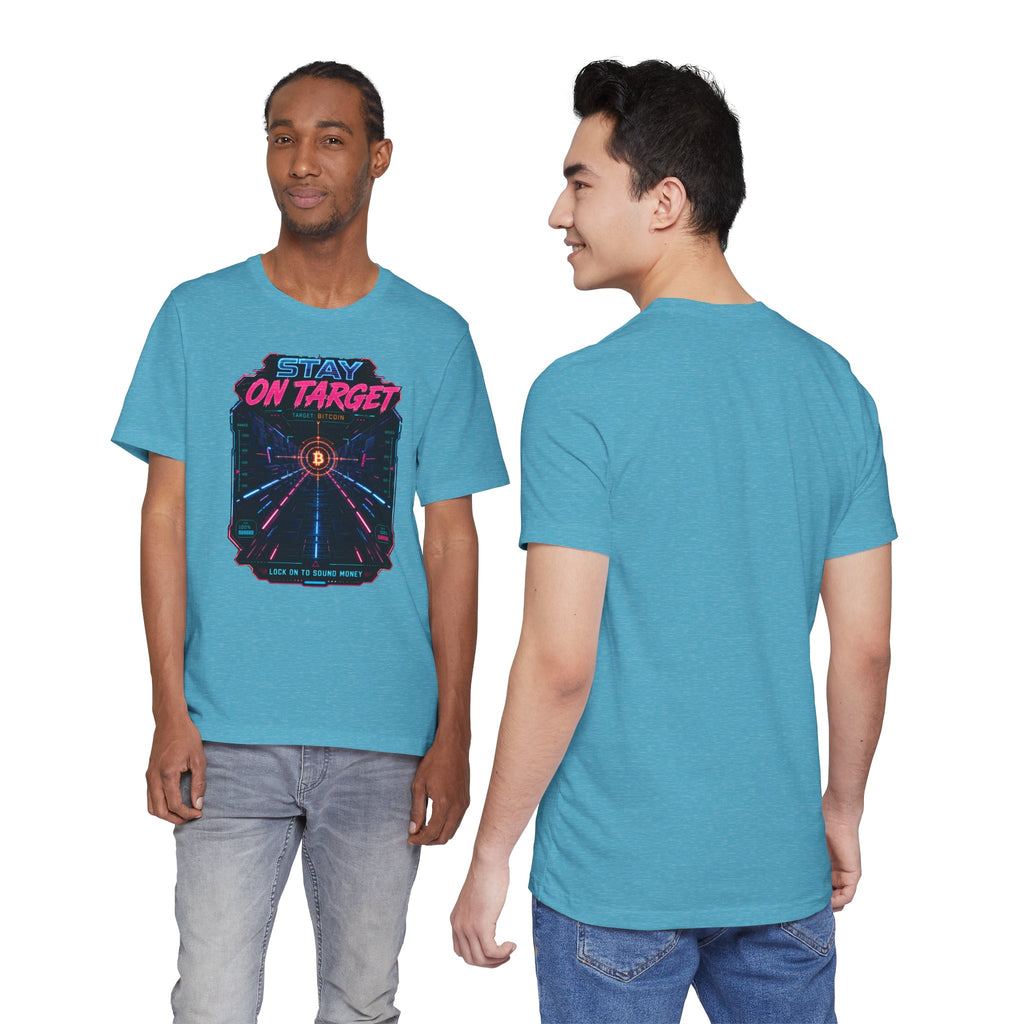 Stay On Target Bitcoin Graphic Tee | Bella Canvas 3001