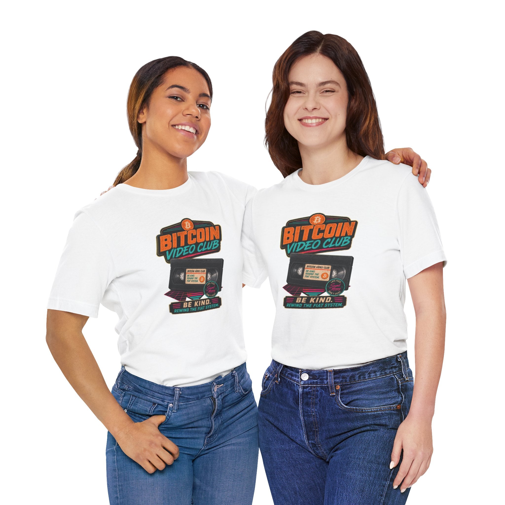 Bitcoin Video Club Tee | Be Kind Retro VHS | Bella Canvas 3001