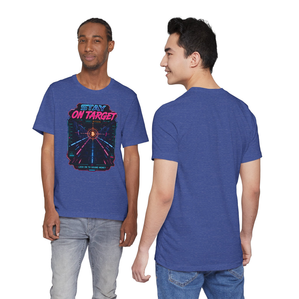 Stay On Target Bitcoin Graphic Tee | Bella Canvas 3001