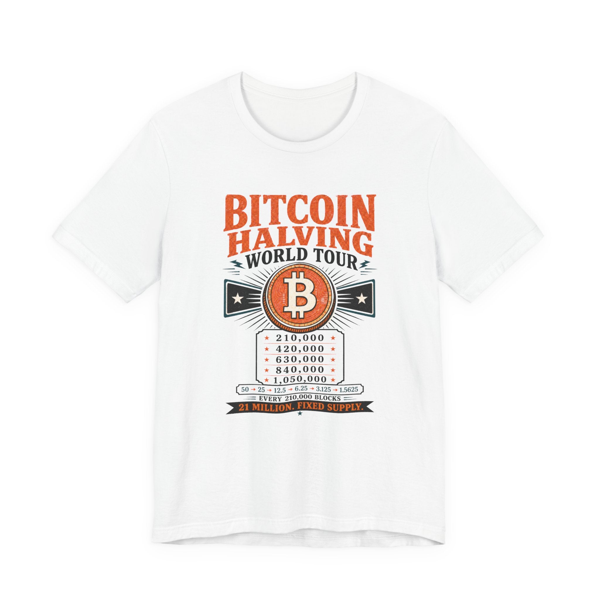 Bitcoin Halving World Tour Tee | Bella Canvas 3001
