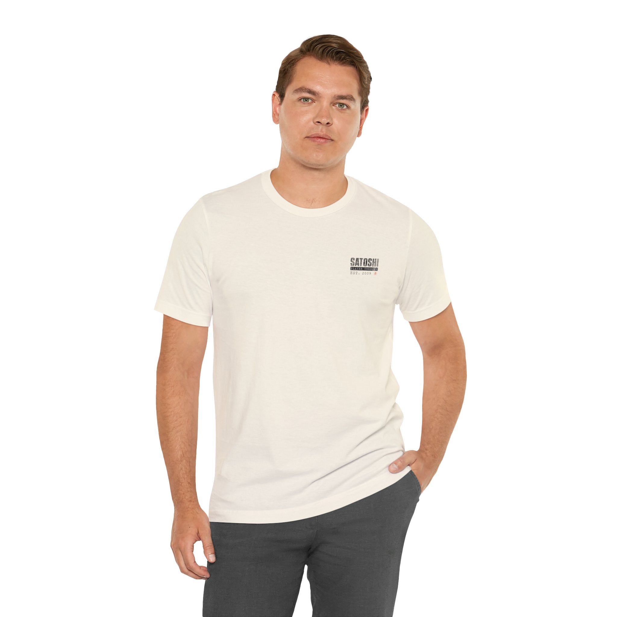 Satoshi Nakamoto Shirt | Player Unknown Bitcoin Tee | Don't Trust Verify Band T-shirt | Bella Canvas 3001