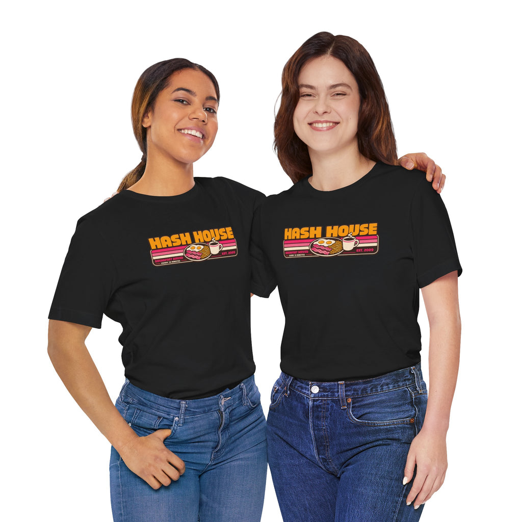 Incognito Hash House Retro Diner Tee | Breakfast Vintage Cafe Shirt | Bella Canvas 3001