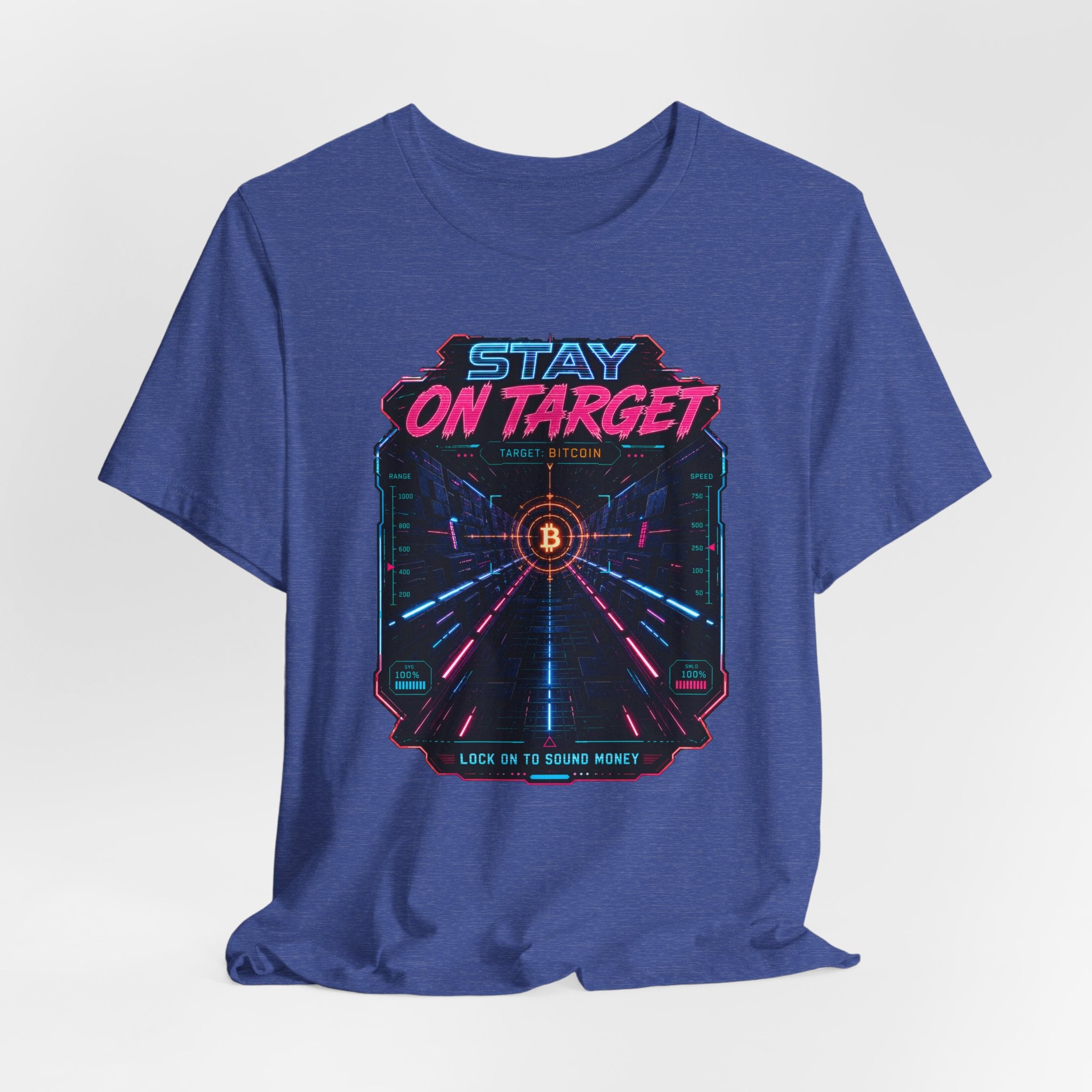 Stay On Target Bitcoin Graphic Tee | Bella Canvas 3001