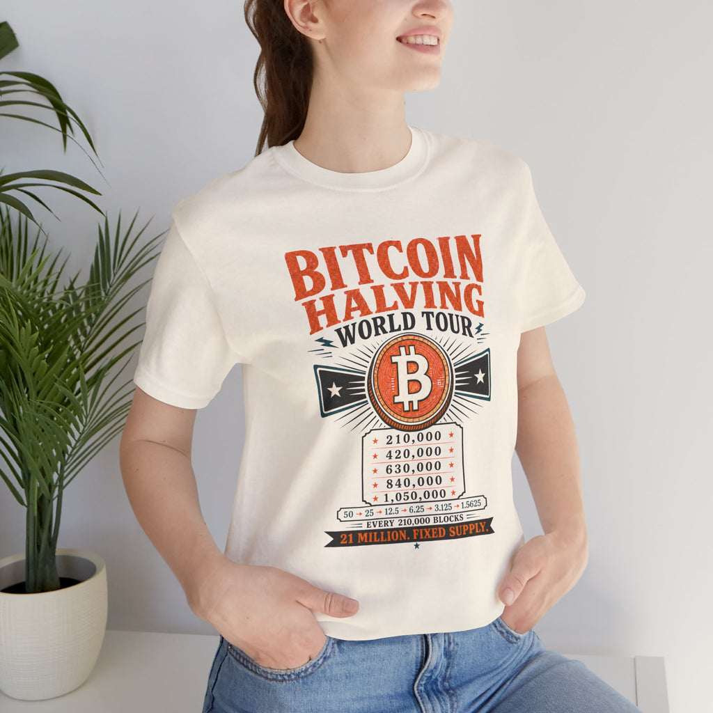 Bitcoin Halving World Tour Tee | Bella Canvas 3001