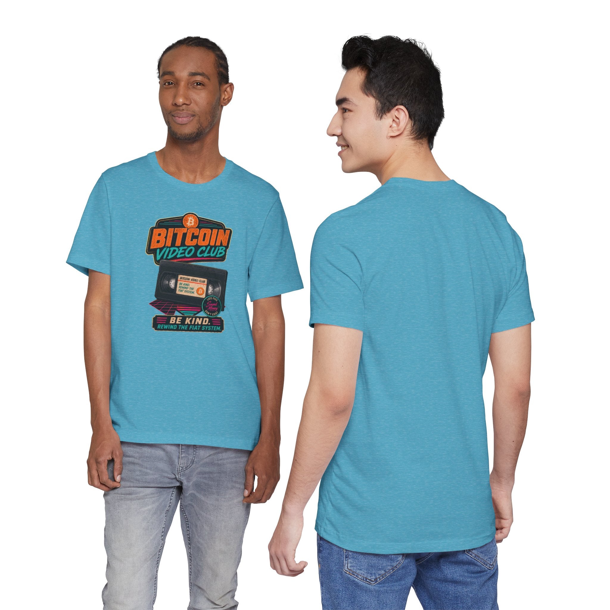 Bitcoin Video Club Tee | Be Kind Retro VHS | Bella Canvas 3001