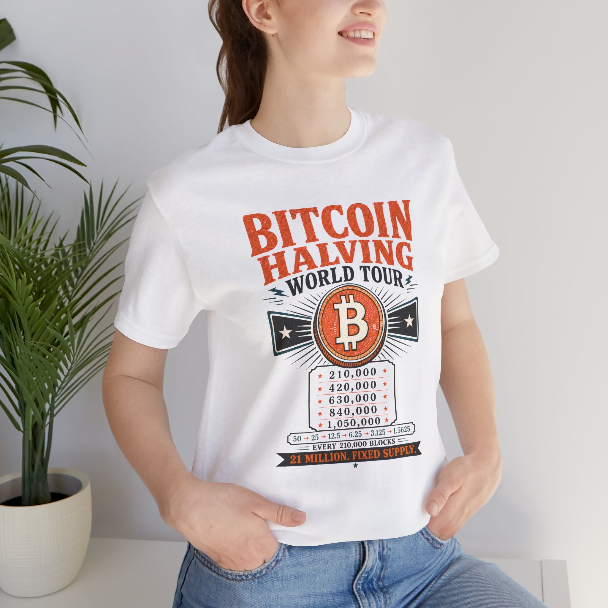 Bitcoin Halving World Tour Tee | Bella Canvas 3001