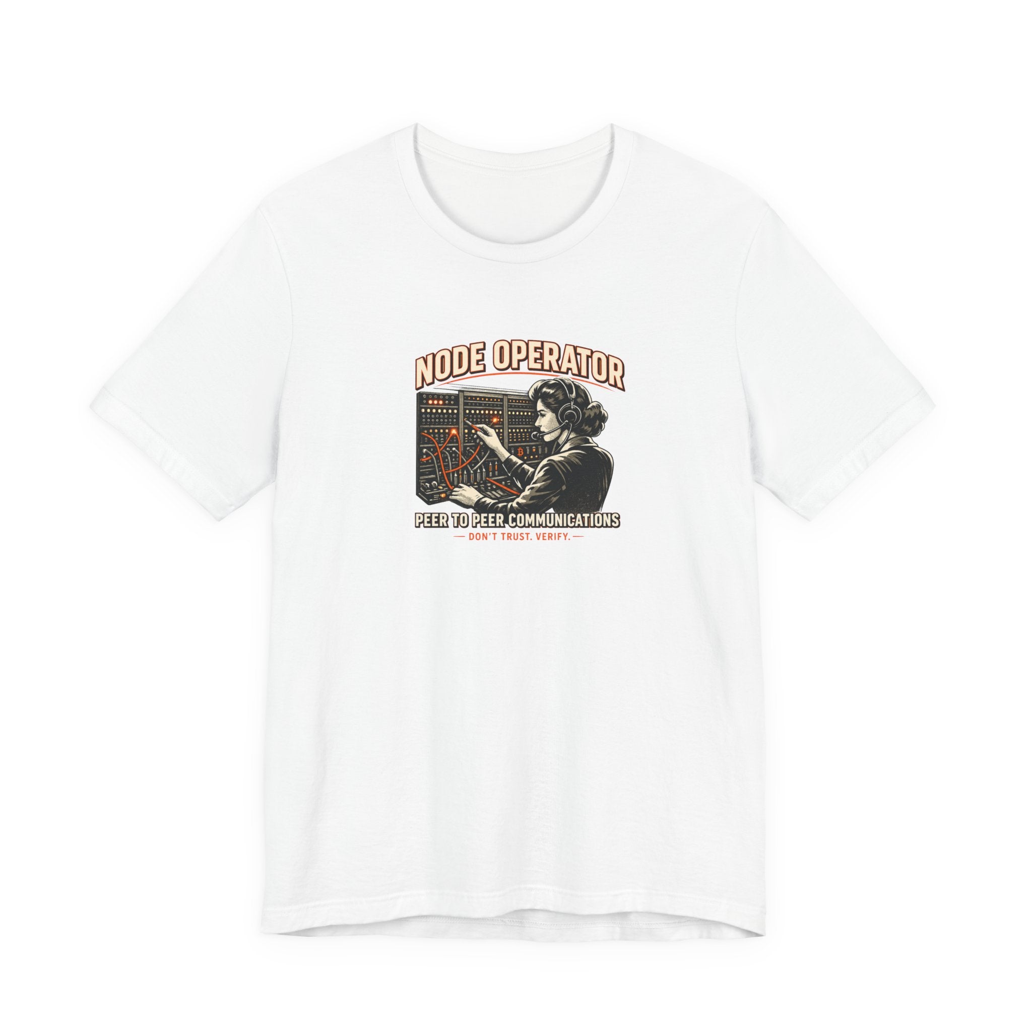 Node Operator Bitcoin Tee | Don't Trust Verify | Peer to Peer | Bella Canvas 3001