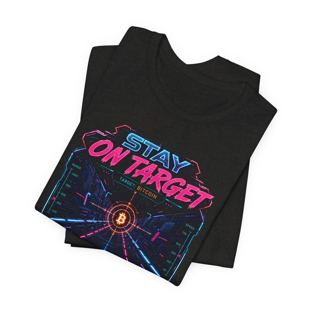 Stay On Target Bitcoin Graphic Tee | Bella Canvas 3001