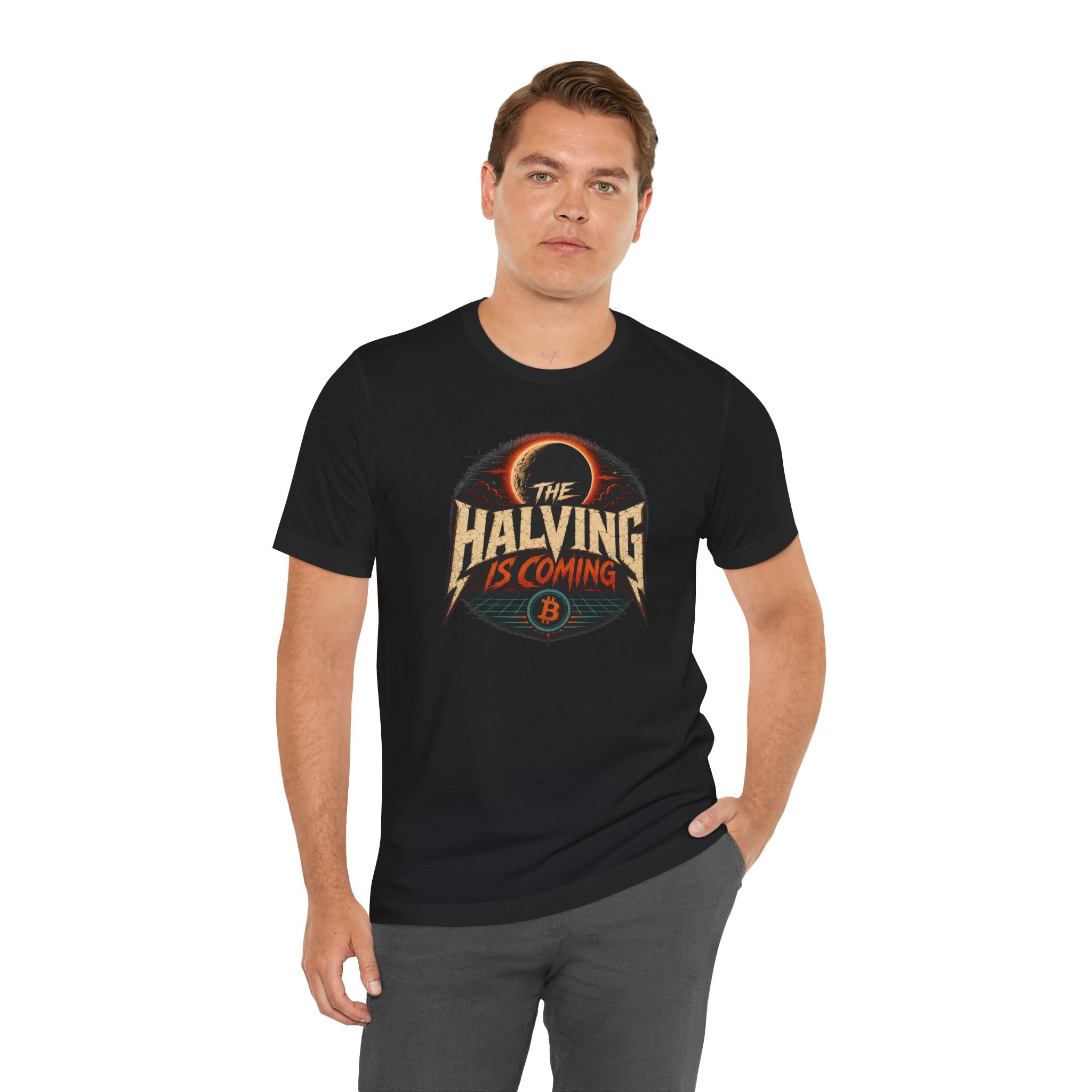 The Halving Is Coming Bitcoin T-Shirt | Bella Canvas 3001