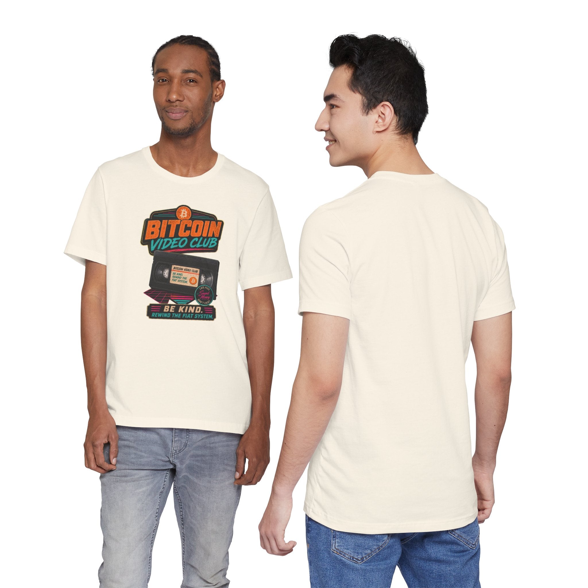 Bitcoin Video Club Tee | Be Kind Retro VHS | Bella Canvas 3001