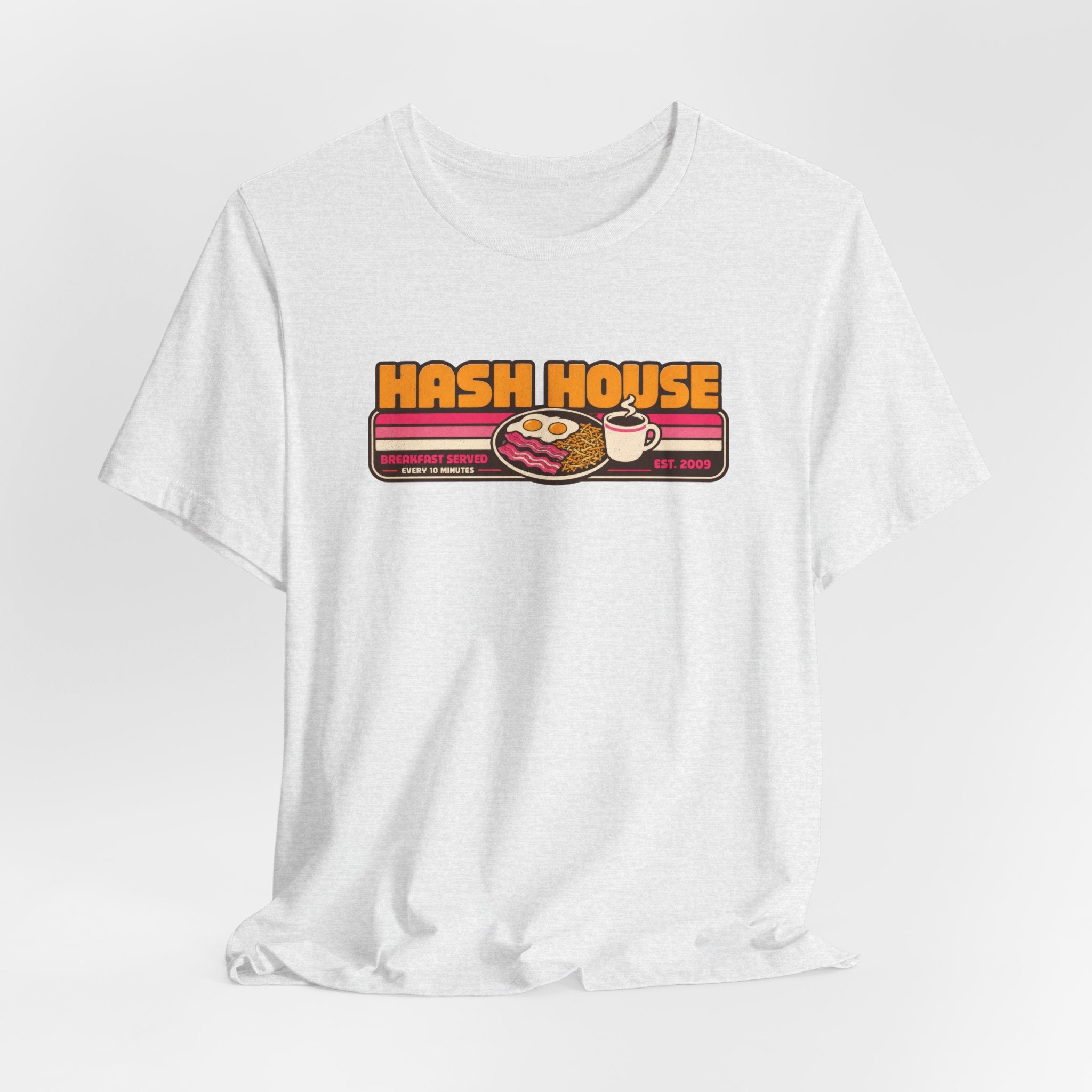 Incognito Hash House Retro Diner Tee | Breakfast Vintage Cafe Shirt | Bella Canvas 3001