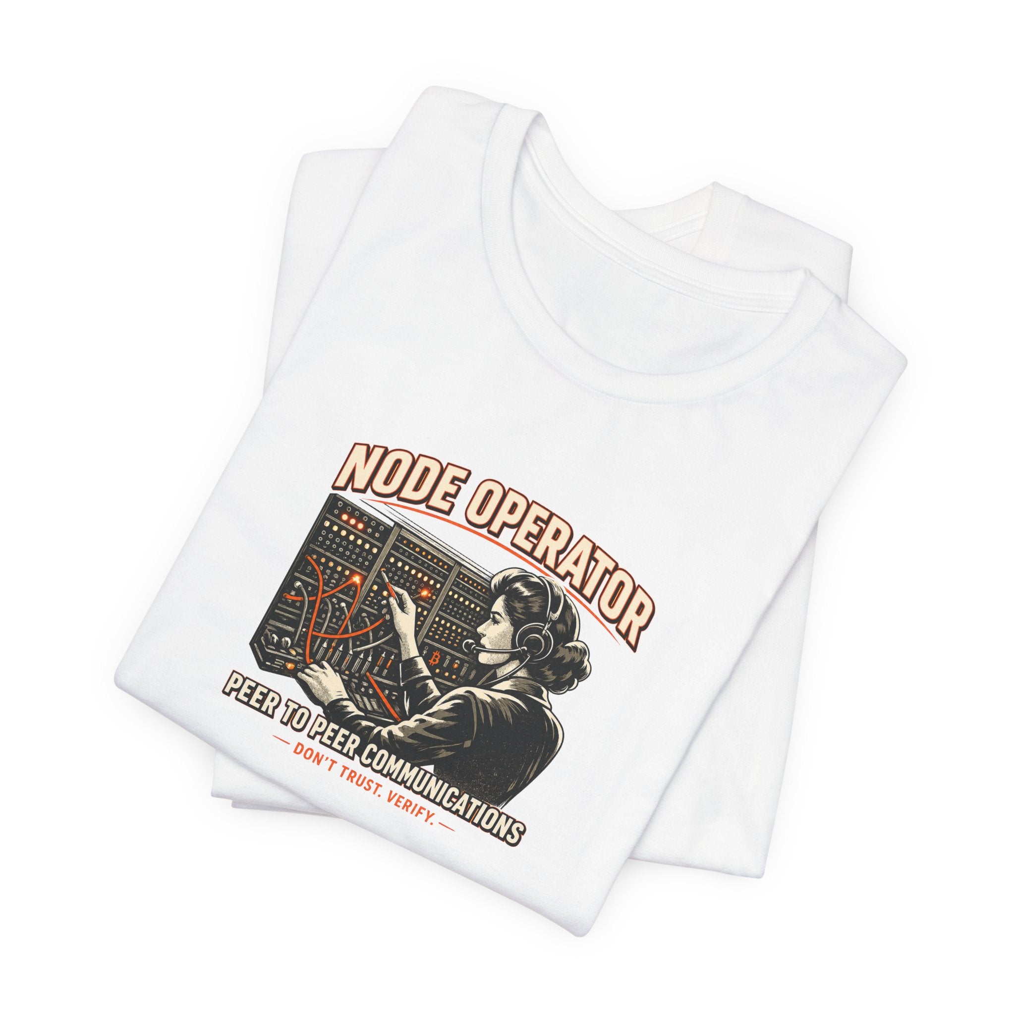 Node Operator Bitcoin Tee | Don't Trust Verify | Peer to Peer | Bella Canvas 3001