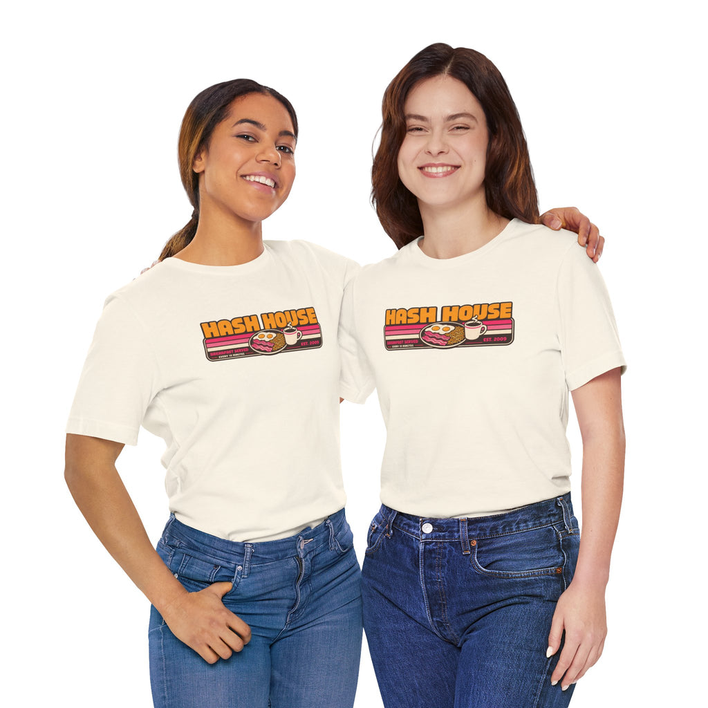 Incognito Hash House Retro Diner Tee | Breakfast Vintage Cafe Shirt | Bella Canvas 3001