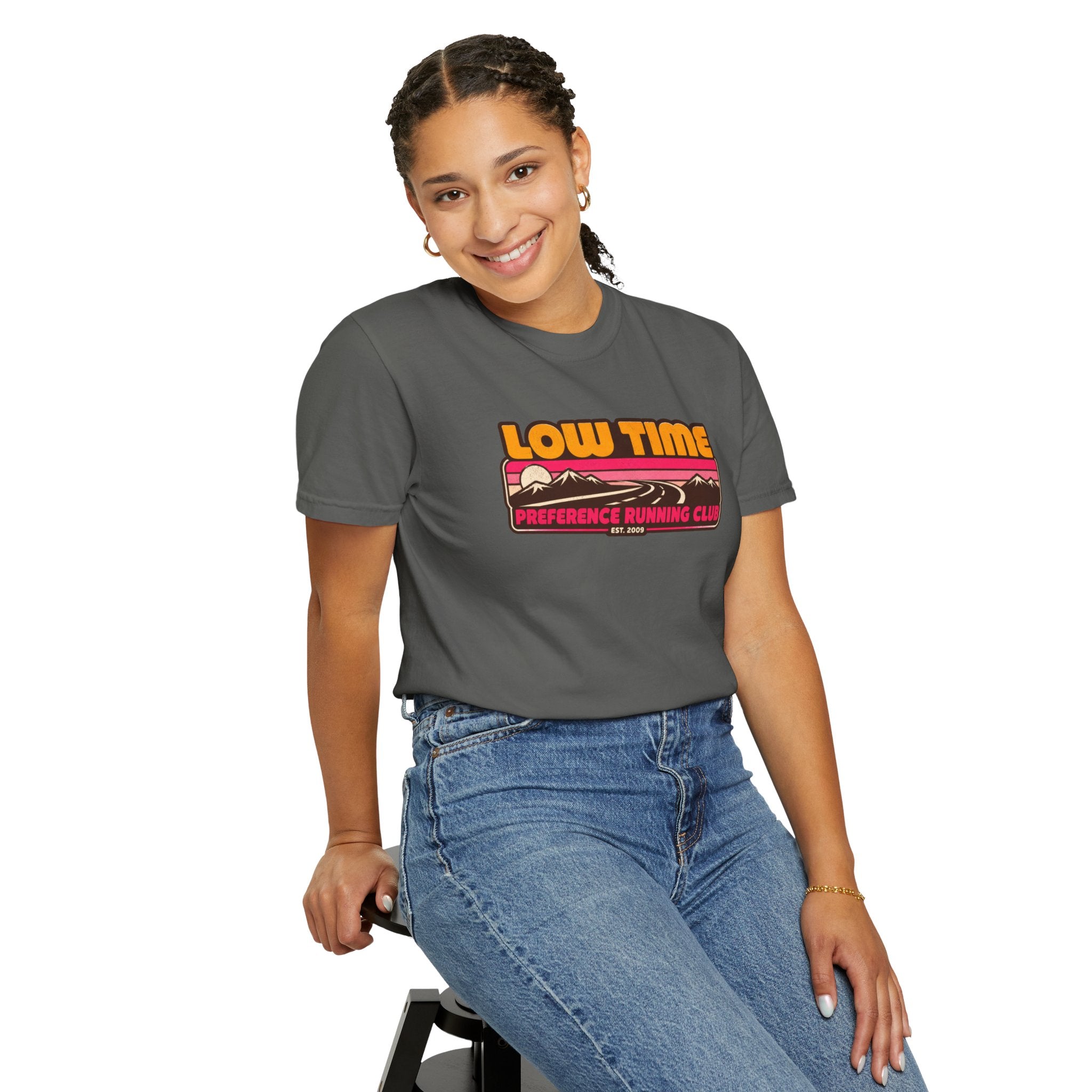 Incognito Heavyweight Low Time Preference Retro Running Club T-Shirt | Comfort Colors 1717