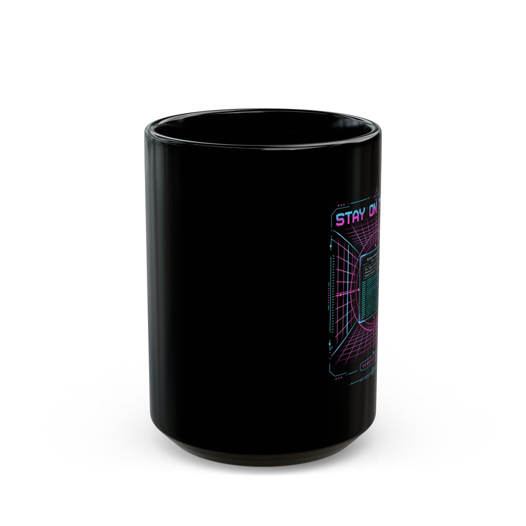 Stay On Target Retro Bitcoin Genesis Block Mug 11oz and 15oz