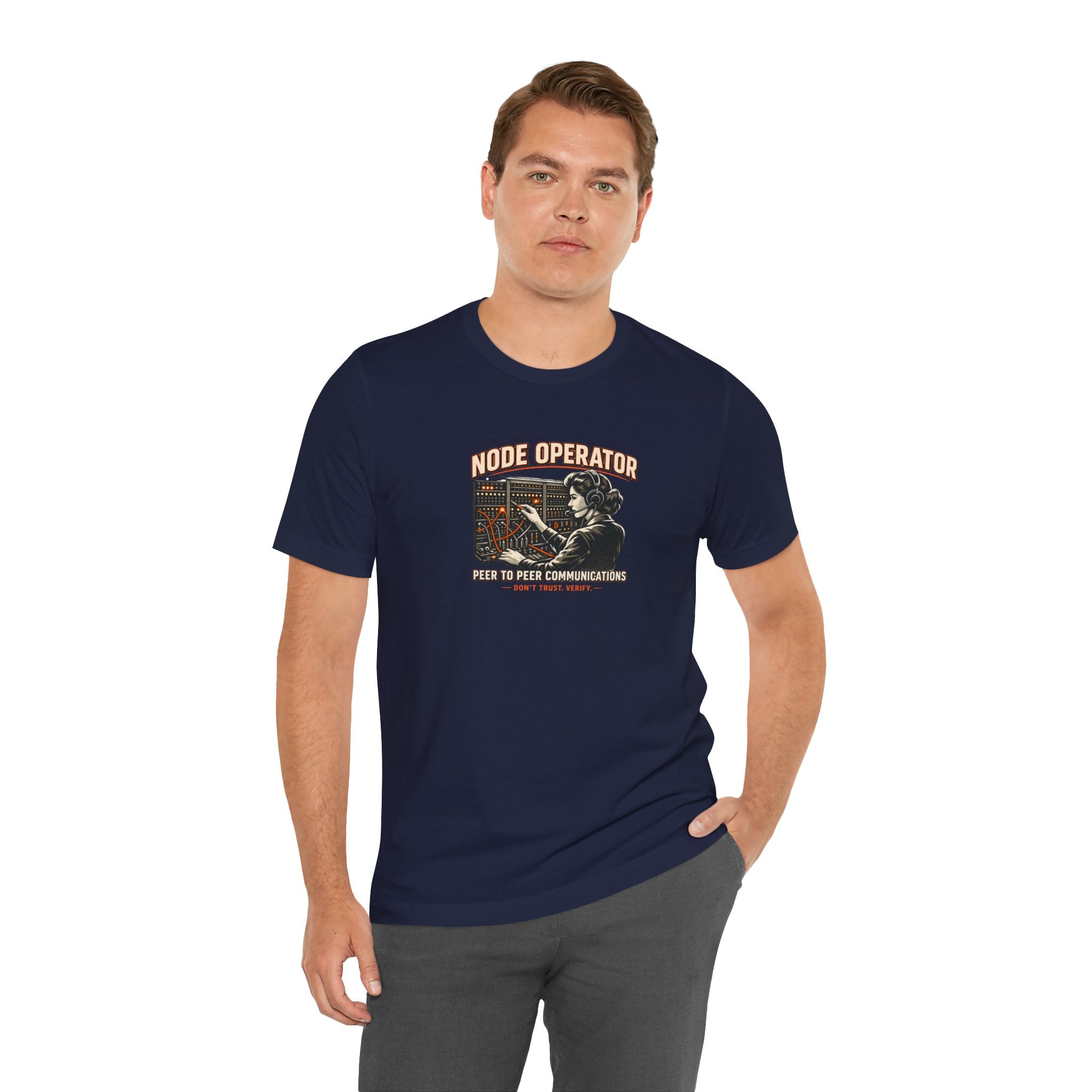 Node Operator Bitcoin Tee | Don't Trust Verify | Bella Canvas 3001