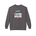HODL Mixtape cassette design Sweatshirt | Bitcoin retro 80s style | Gildan SF000