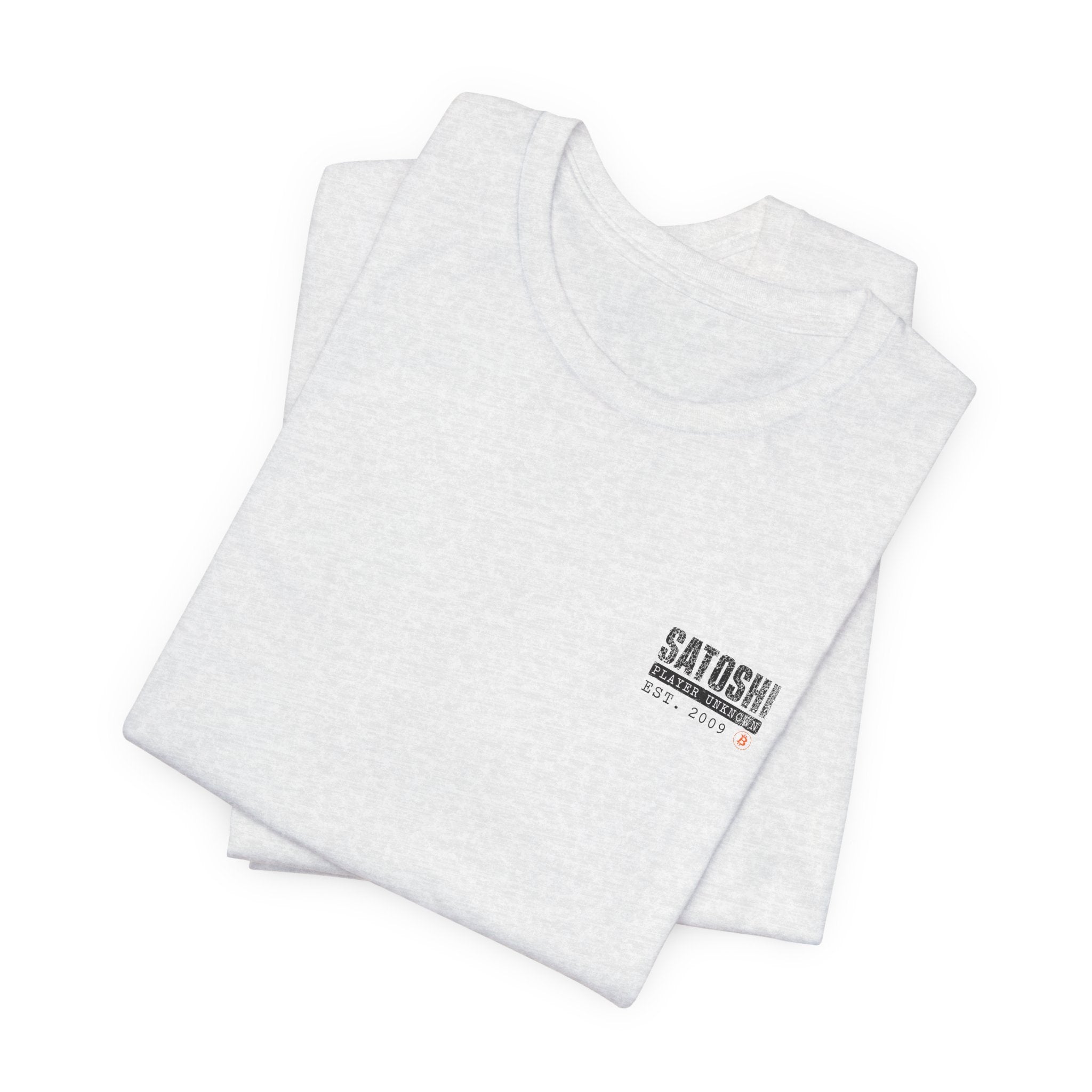 Satoshi Nakamoto Shirt | Player Unknown Bitcoin Tee | Don't Trust Verify Band T-shirt | Bella Canvas 3001