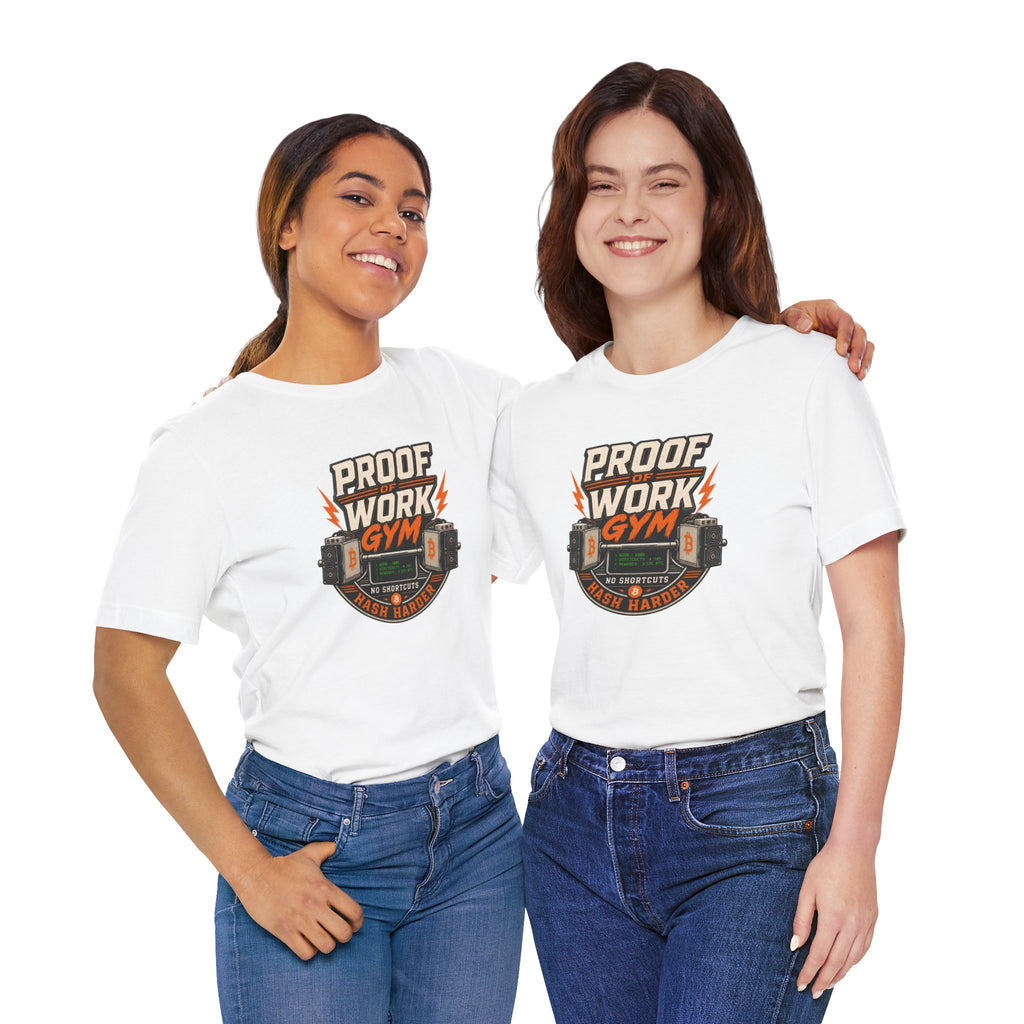 Proof of Work Bitcoin Mining Gym Tee | Bella Canvas 3001