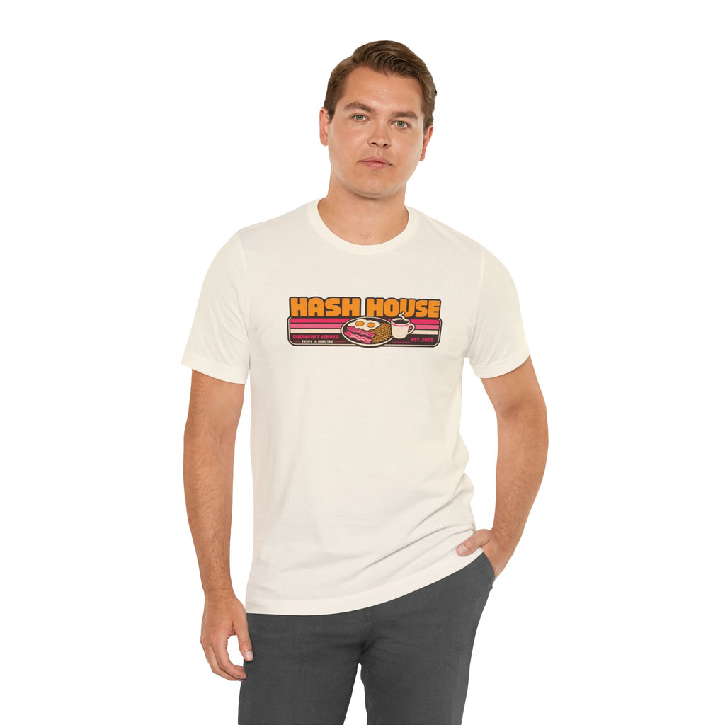 Incognito Hash House Retro Diner Tee | Breakfast Vintage Cafe Shirt | Bella Canvas 3001