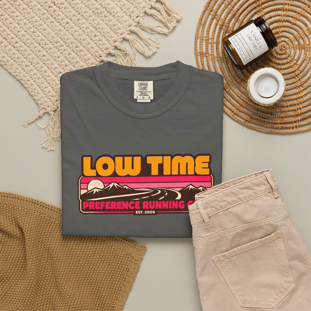 Incognito Heavyweight Low Time Preference Retro Running Club T-Shirt | Comfort Colors 1717