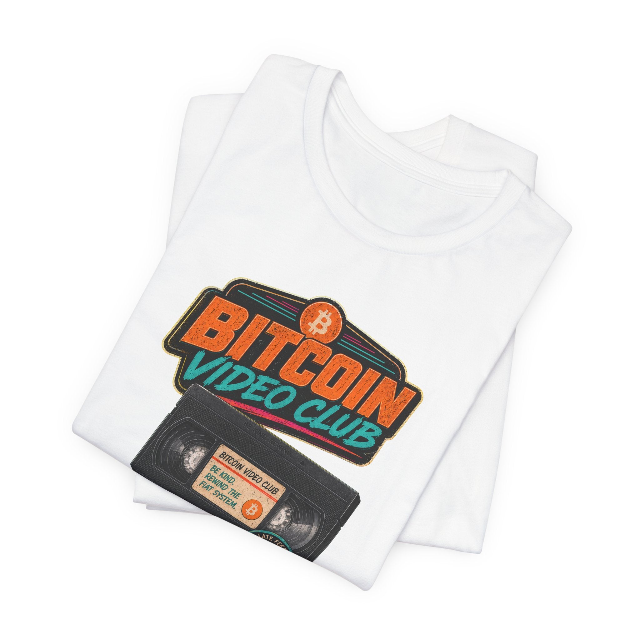 Bitcoin Video Club Tee | Be Kind Retro VHS | Bella Canvas 3001