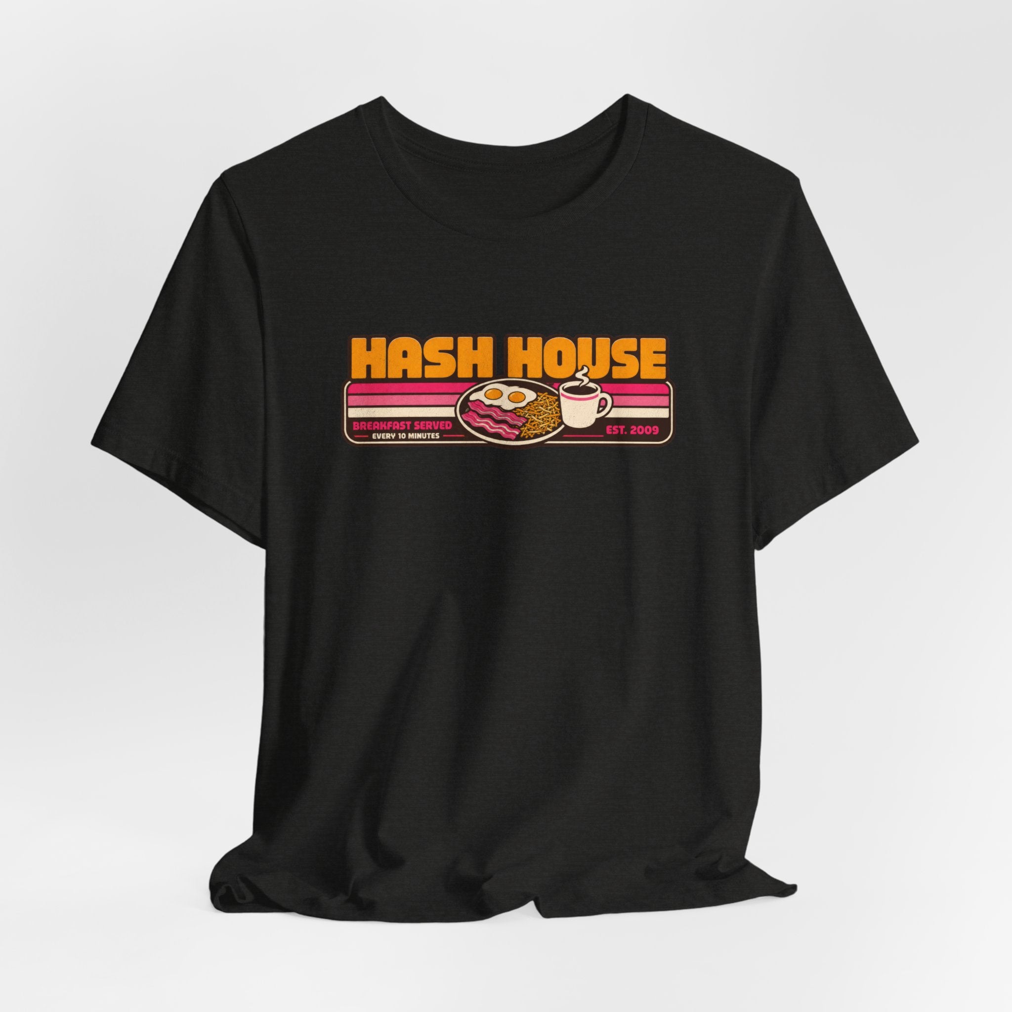 Incognito Hash House Retro Diner Tee | Breakfast Vintage Cafe Shirt | Bella Canvas 3001