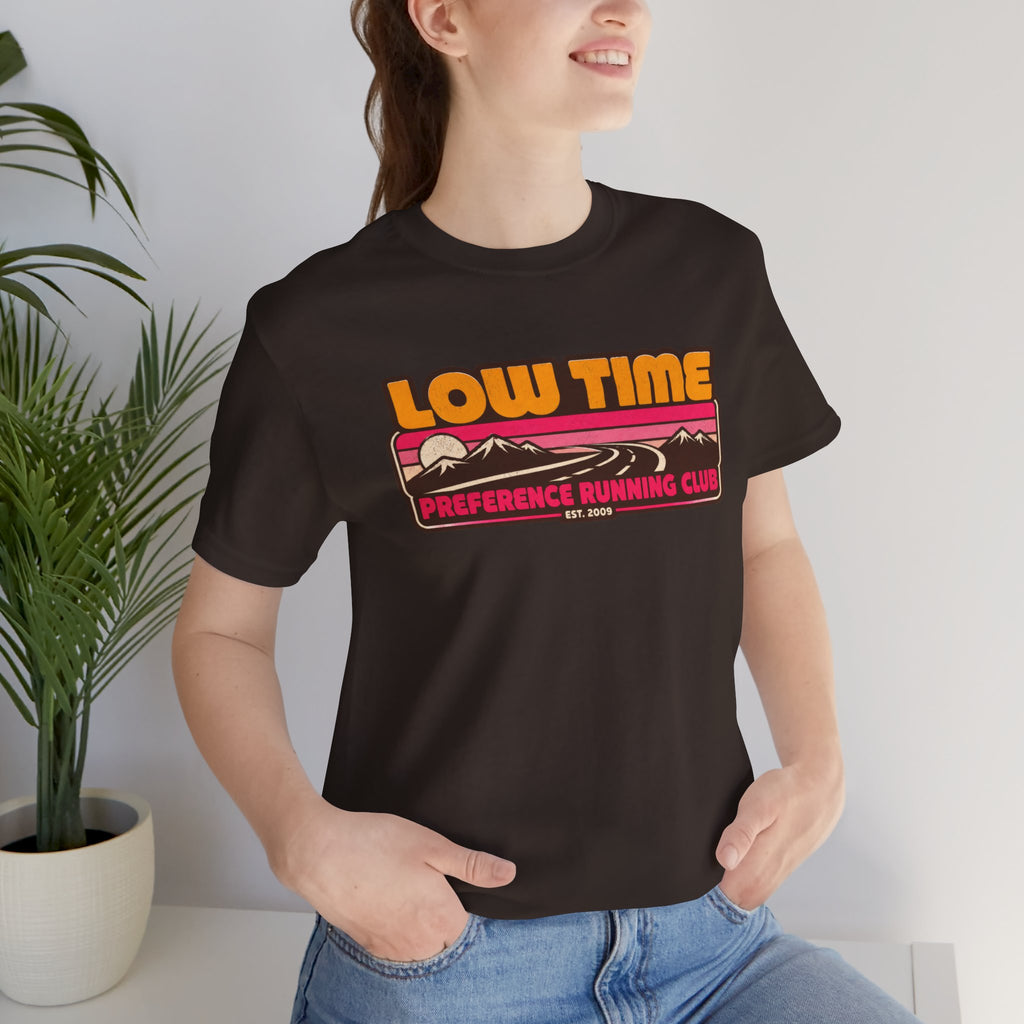 Low Time Preference Retro Running Club T-Shirt Bitcoin Shirt