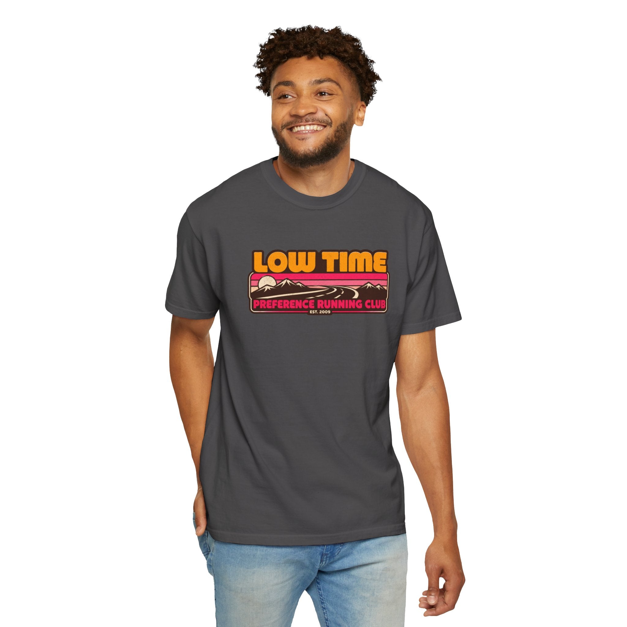 Incognito Heavyweight Low Time Preference Retro Running Club T-Shirt | Comfort Colors 1717