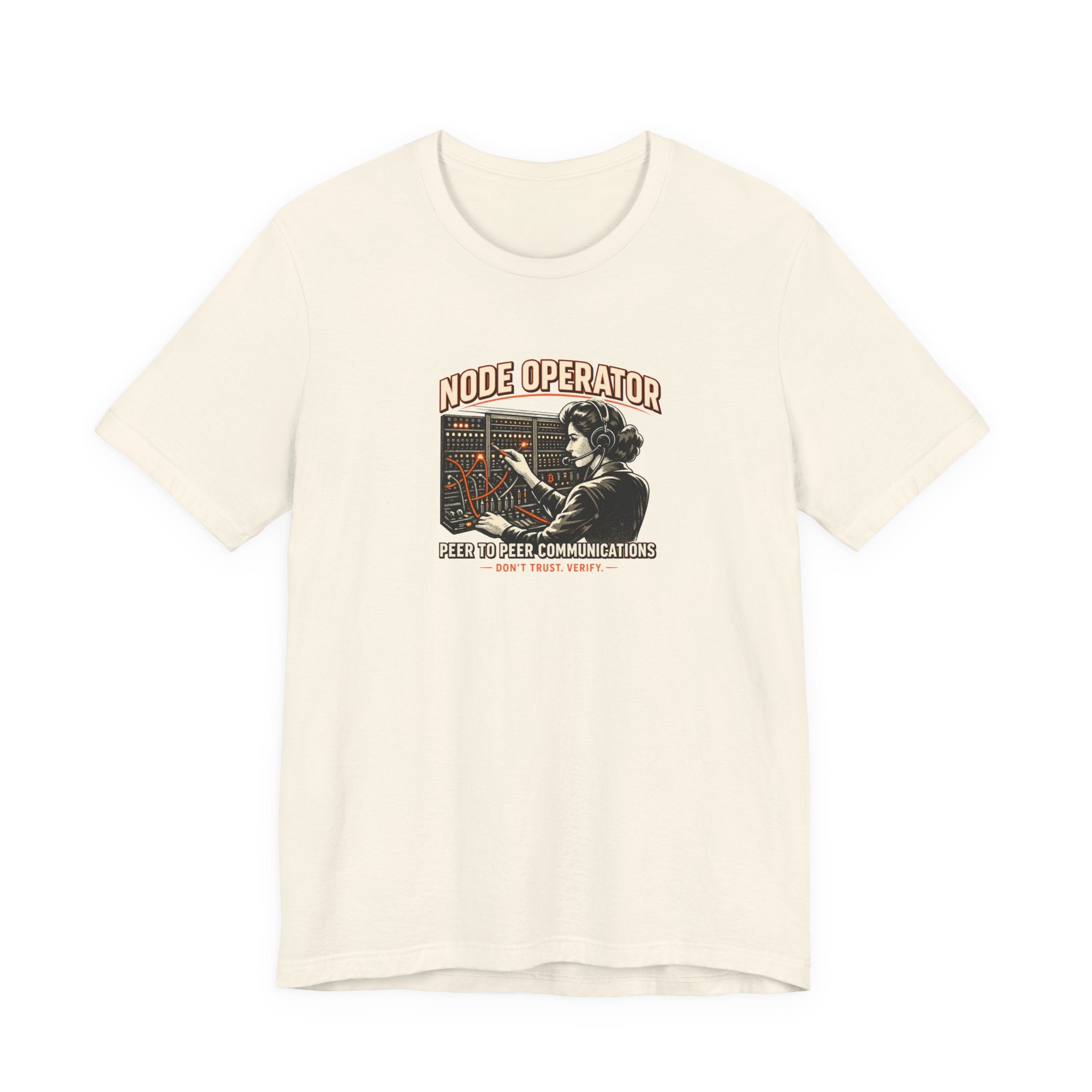 Node Operator Bitcoin Tee | Don't Trust Verify | Peer to Peer | Bella Canvas 3001