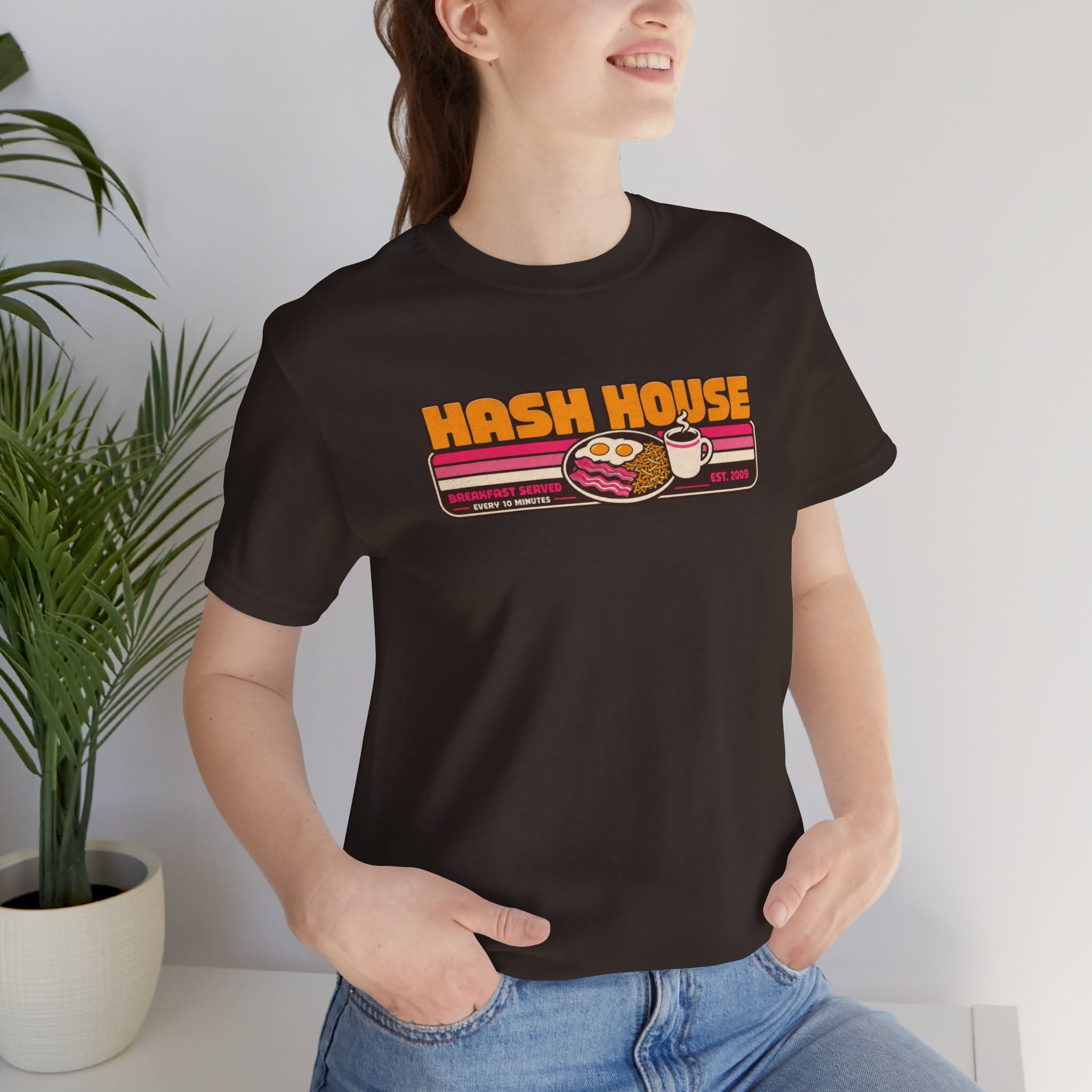 Incognito Hash House Retro Diner Tee | Breakfast Vintage Cafe Shirt | Bella Canvas 3001