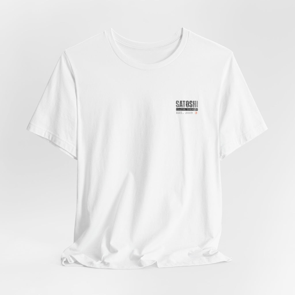 Satoshi Nakamoto Shirt | Player Unknown Bitcoin Tee | Don't Trust Verify Band T-shirt | Bella Canvas 3001
