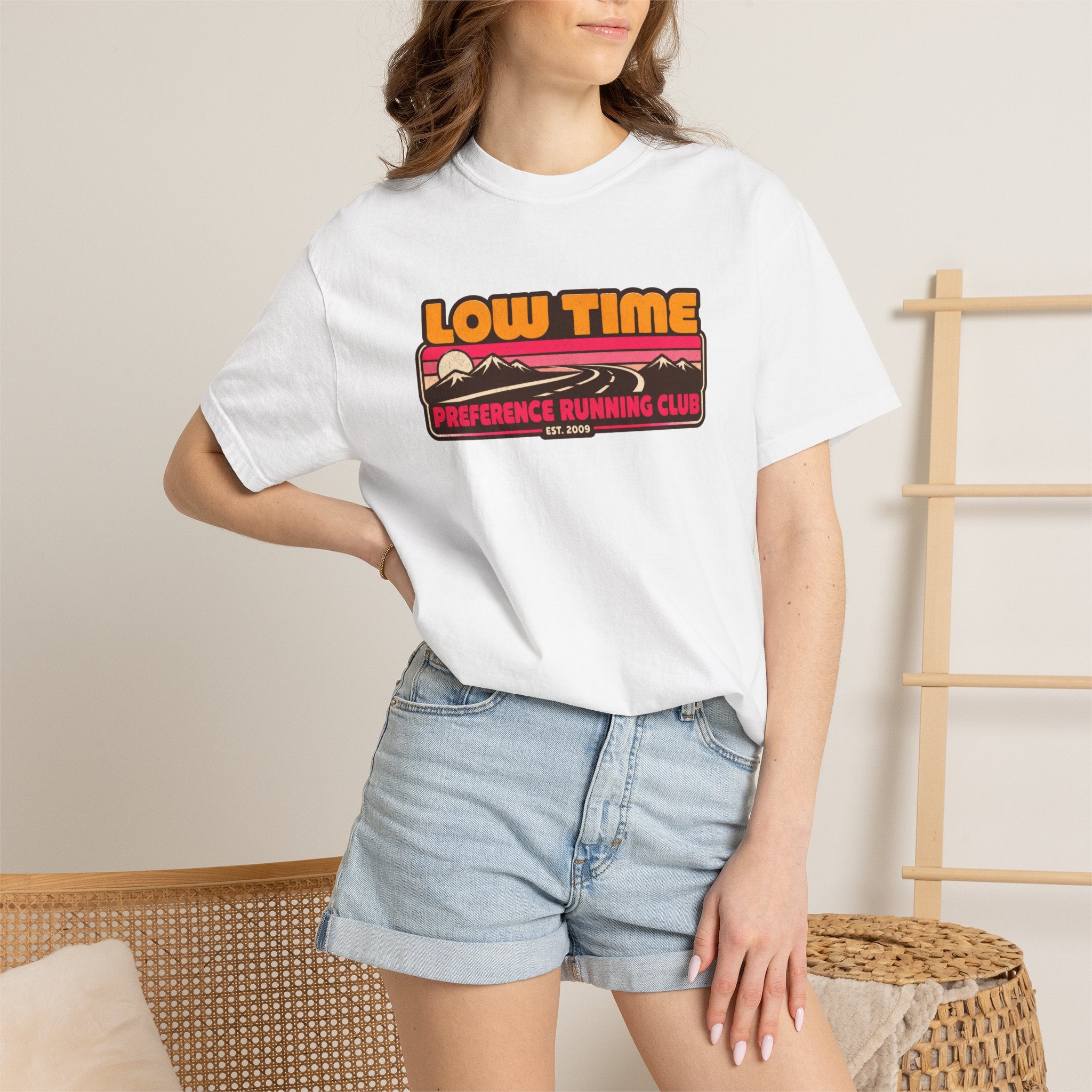 Incognito Heavyweight Low Time Preference Retro Running Club T-Shirt | Comfort Colors 1717