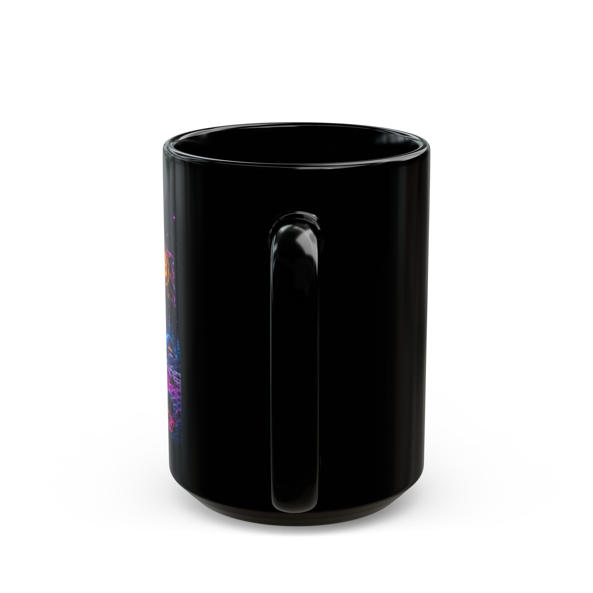 Bitcoin Astronaut Mug | Black Ceramic Coffee Cup