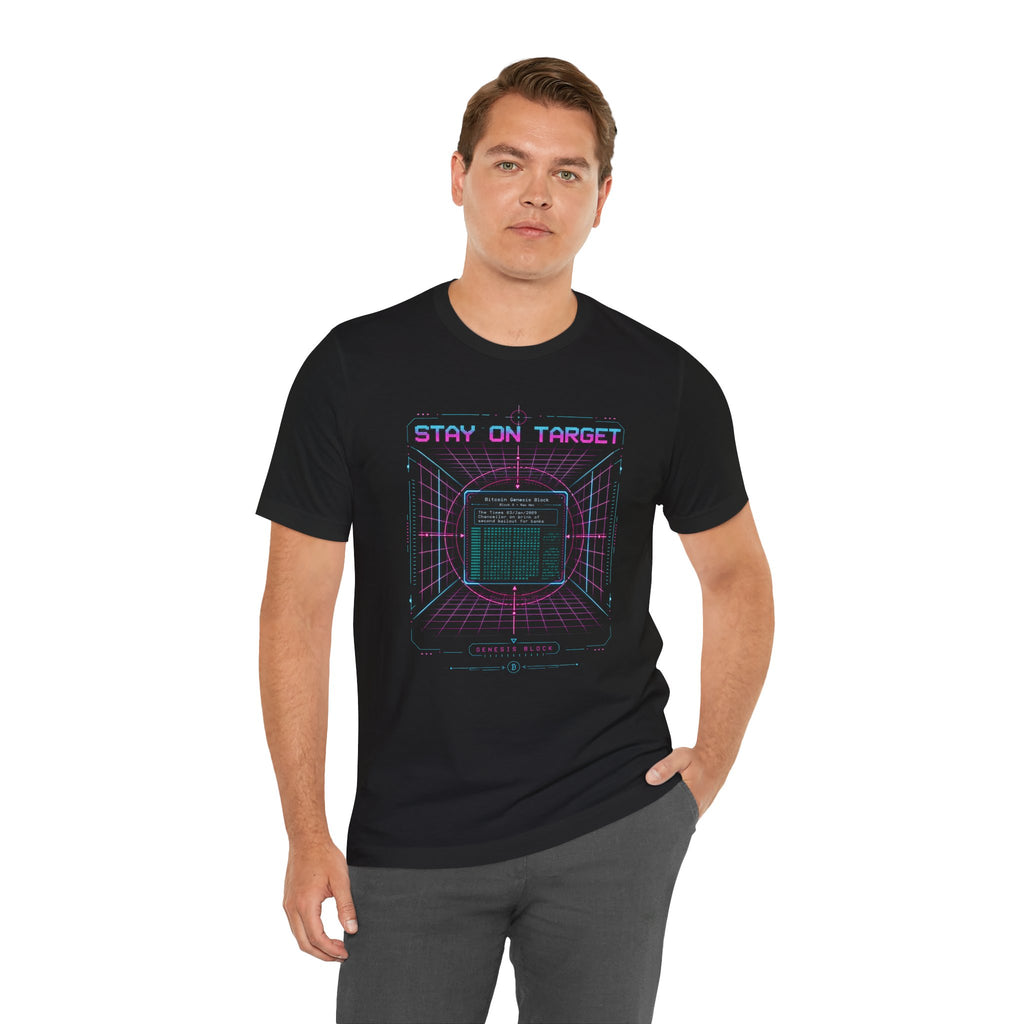 Bitcoin Genesis Block Tee | Retro 80s Cypherpunk Shirt | Bella Canvas 3001