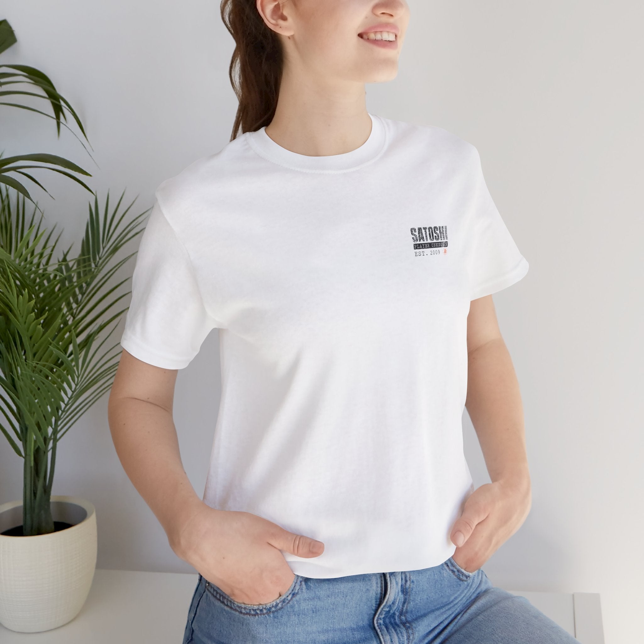 Satoshi Nakamoto Shirt | Player Unknown Bitcoin Tee | Don't Trust Verify Band T-shirt | Bella Canvas 3001