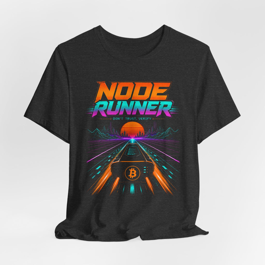 Node Runner Retro Cyberpunk T-Shirt | Bella Canvas 3001