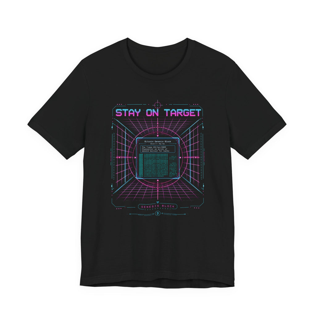 Bitcoin Genesis Block Tee | Retro 80s Cypherpunk Shirt | Bella Canvas 3001